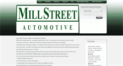 Desktop Screenshot of millstreetautomotiveinc.com